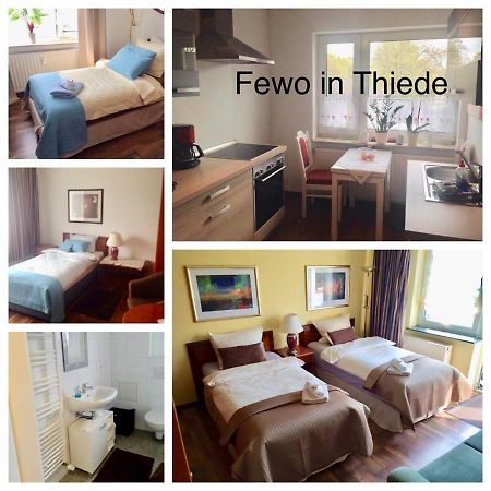 Ingrids Ferienwohnung Mit Balkon In Thiede Naehe See سالزجيتر المظهر الخارجي الصورة